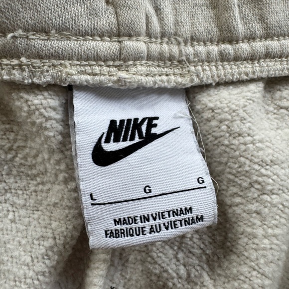 Nike Mens Athletic Dept Jogger Sweatpants Sz Large Cream Athleisure - Picture 4 of 6